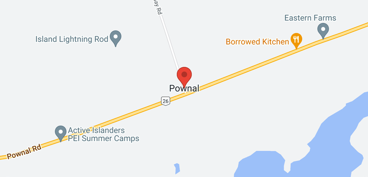 map of 381 Pownal Road